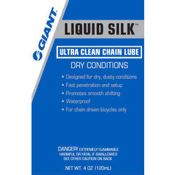 Giant Liquid Silk Ultra Clean Dry Chain Lube Drip Bottle