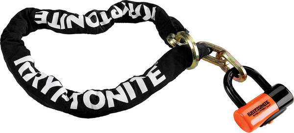 Kryptonite New York Cinch Ring Chain (w/Evolution Series 4 Disc Lock) (4.25 feet)