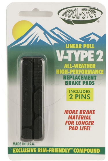 Kool-Stop V-Type 2 Brake Pad Inserts Kool-Stop V-Type 2 Brake Pad Inserts